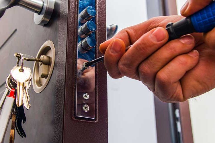 Change your locks: Door locks are the first line of defense against crooks and intruders.