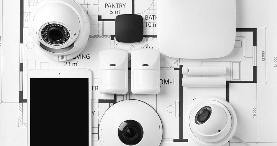 Alarm system parts work together to provide complete security coverage for your home.