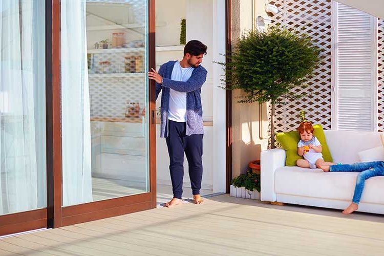 Sliding glass doors can offer beautiful views, but if they are not secure, they could be an entry point for a potential burglar.