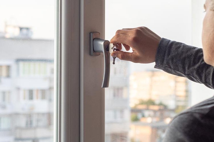 Window security locks can make it more difficult for a burglar to break into your home.
