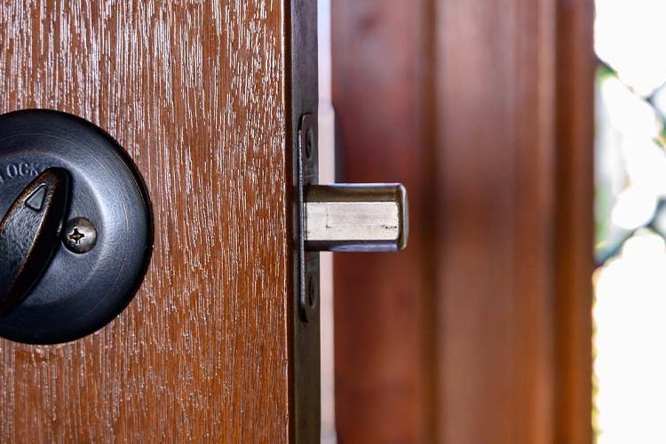 Deadbolts offer safer doors, and are particularly important for exterior doors and for the door that connects to the garage.